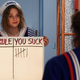 Robin (Maya Hawke) dishes some harsh truth on Dad Steve (Joe Keery).